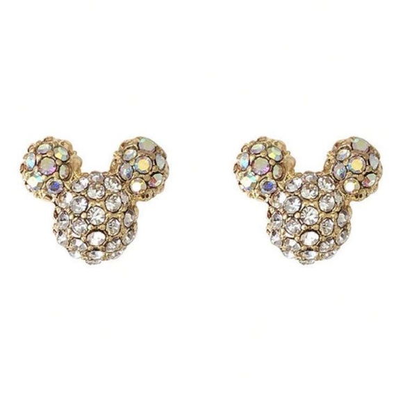 Mickey Mouse Bling Earrings - Picture 3 of 3